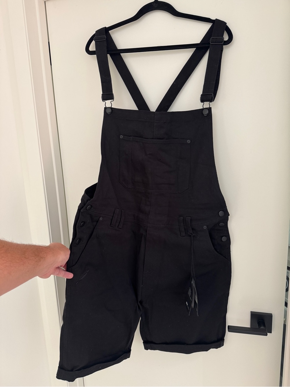Publish Black Men’s Short Overalls